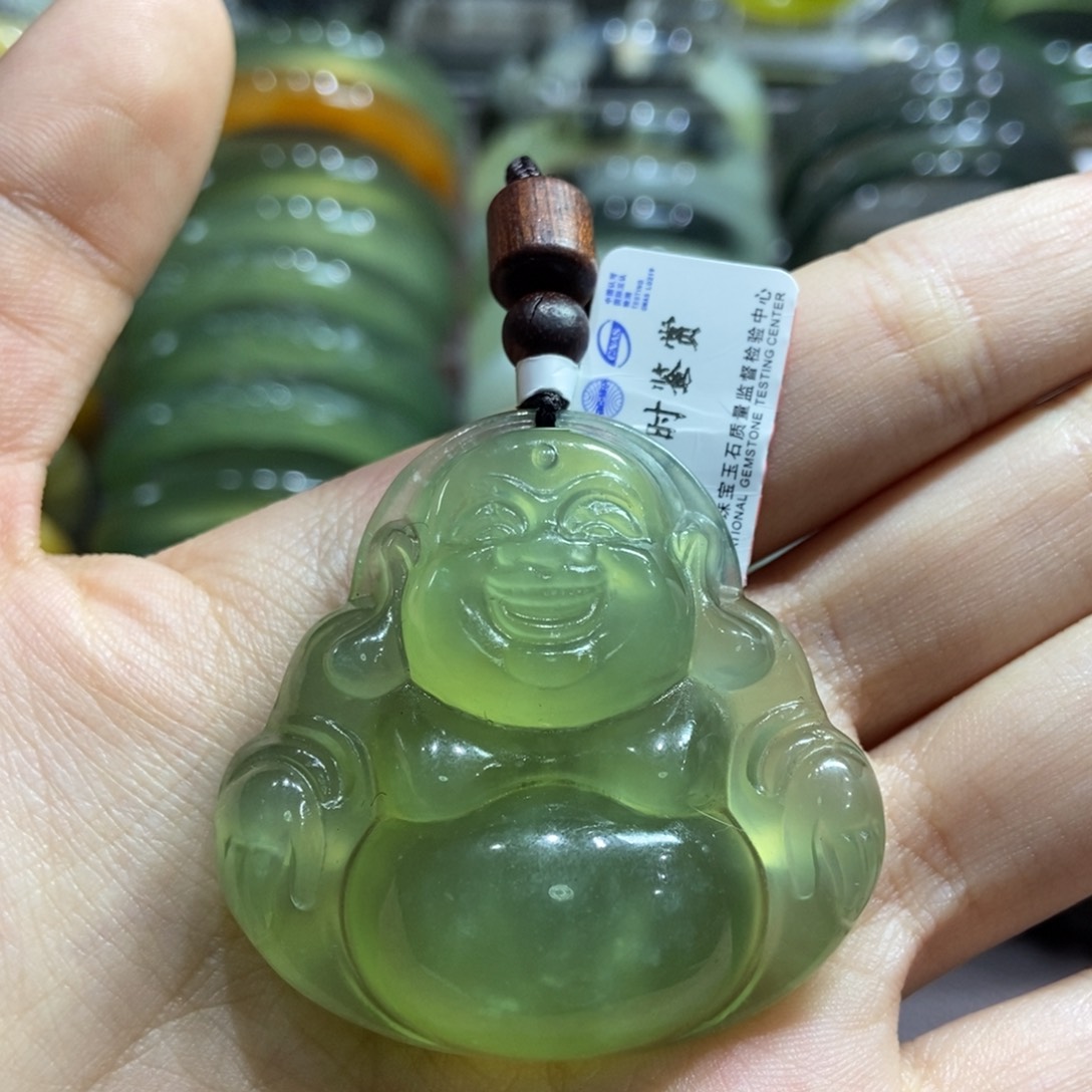 蛇纹石玉手镯未镶嵌微瑕