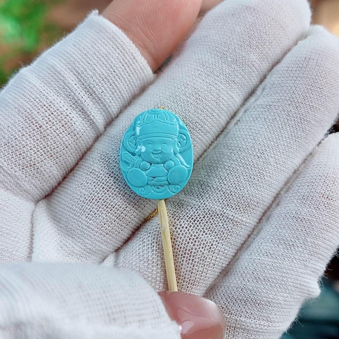 绿松石珠宝奇石未镶嵌