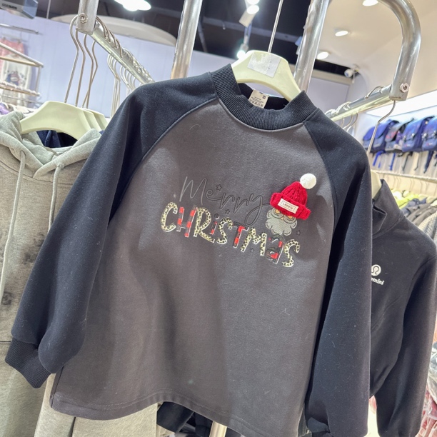 6911加绒加厚德绒打底衫春秋中大童潮流保暖长袖百搭上衣潮