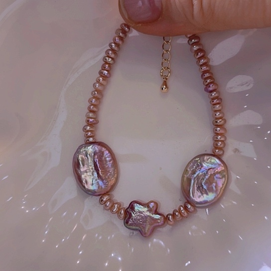 淡水珍珠手绳合金