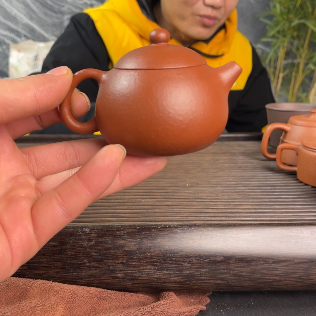 紫砂茶壶全手大红袍景舟西施