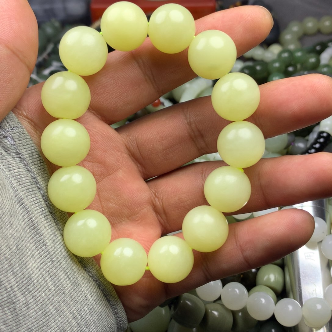 和田玉手链未镶嵌