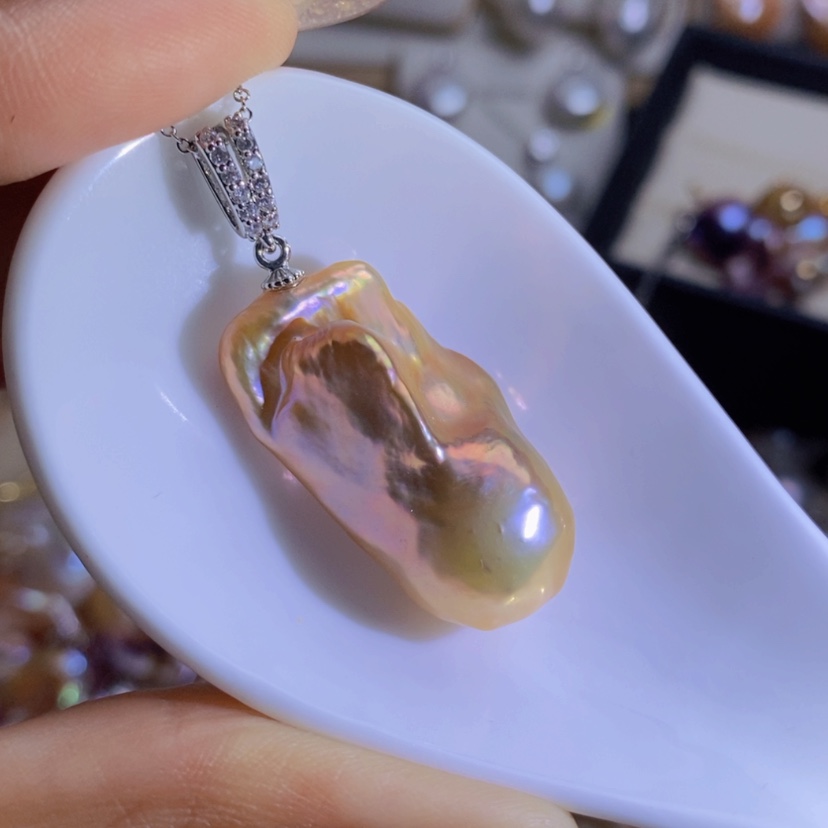 【闪购商品】淡水珍珠天然淡水珍珠合金