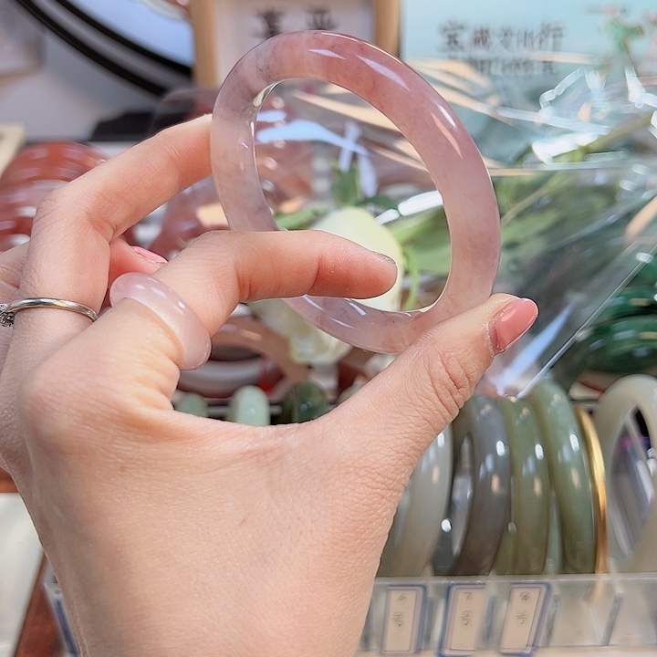 石英质玉手镯未镶嵌小****菜