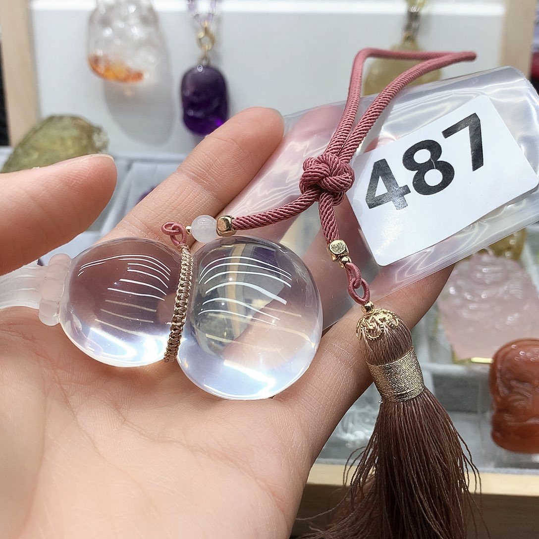 水晶颈饰未镶嵌挂件