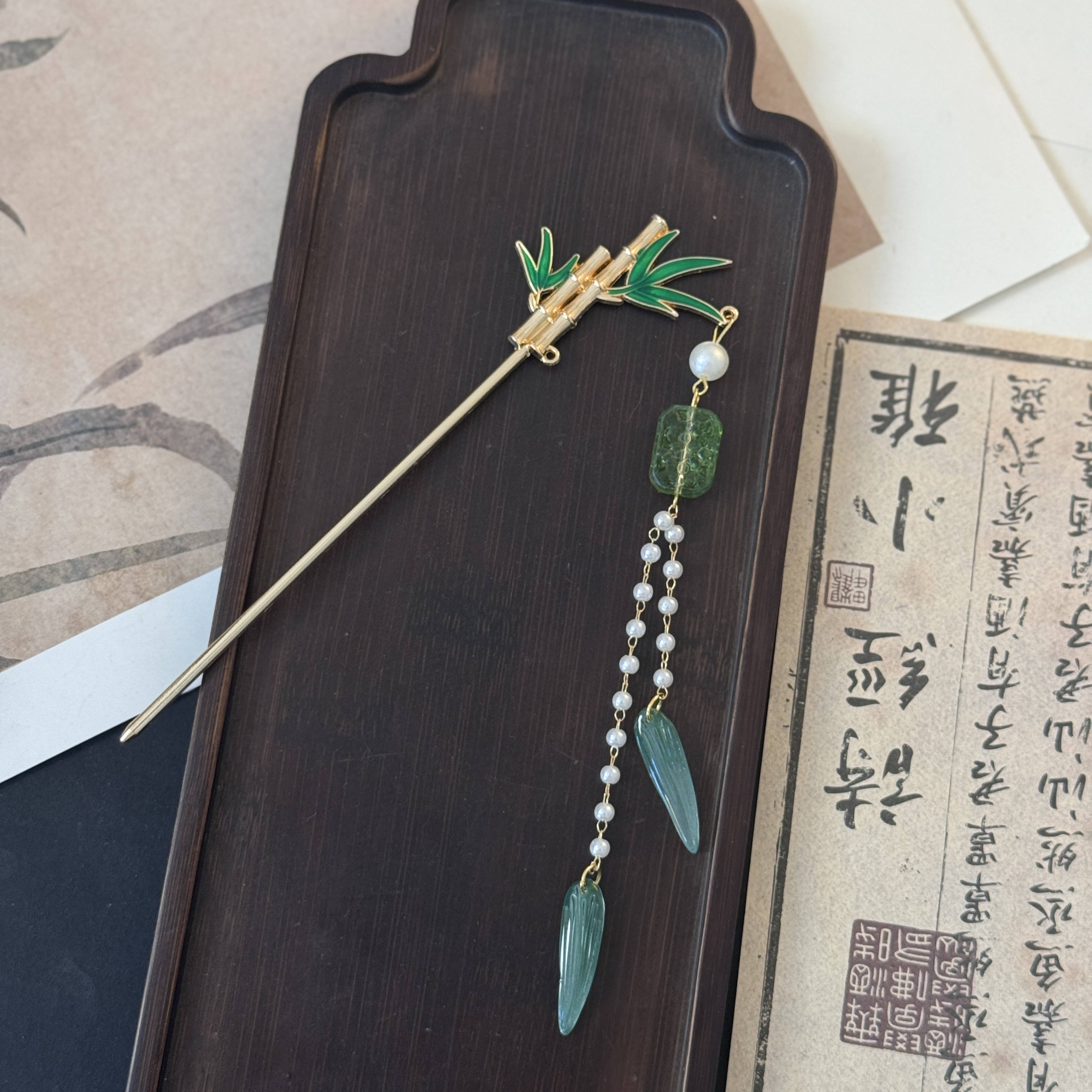 【翠竹】古风汉服配饰