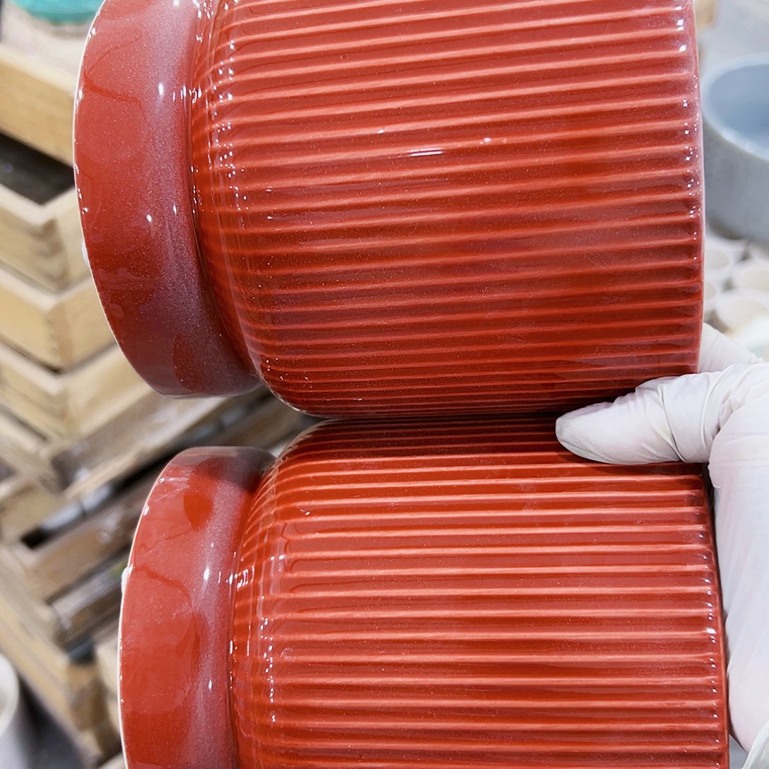 有孔，外贸尾单陶瓷花盆凑单10米包邮