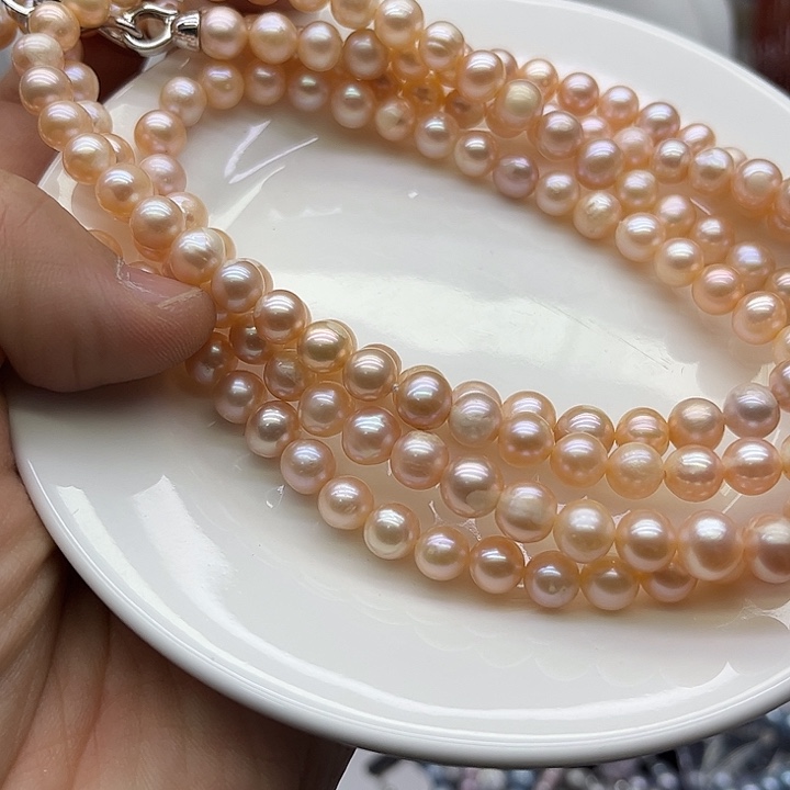 淡水珍珠未镶嵌颈饰