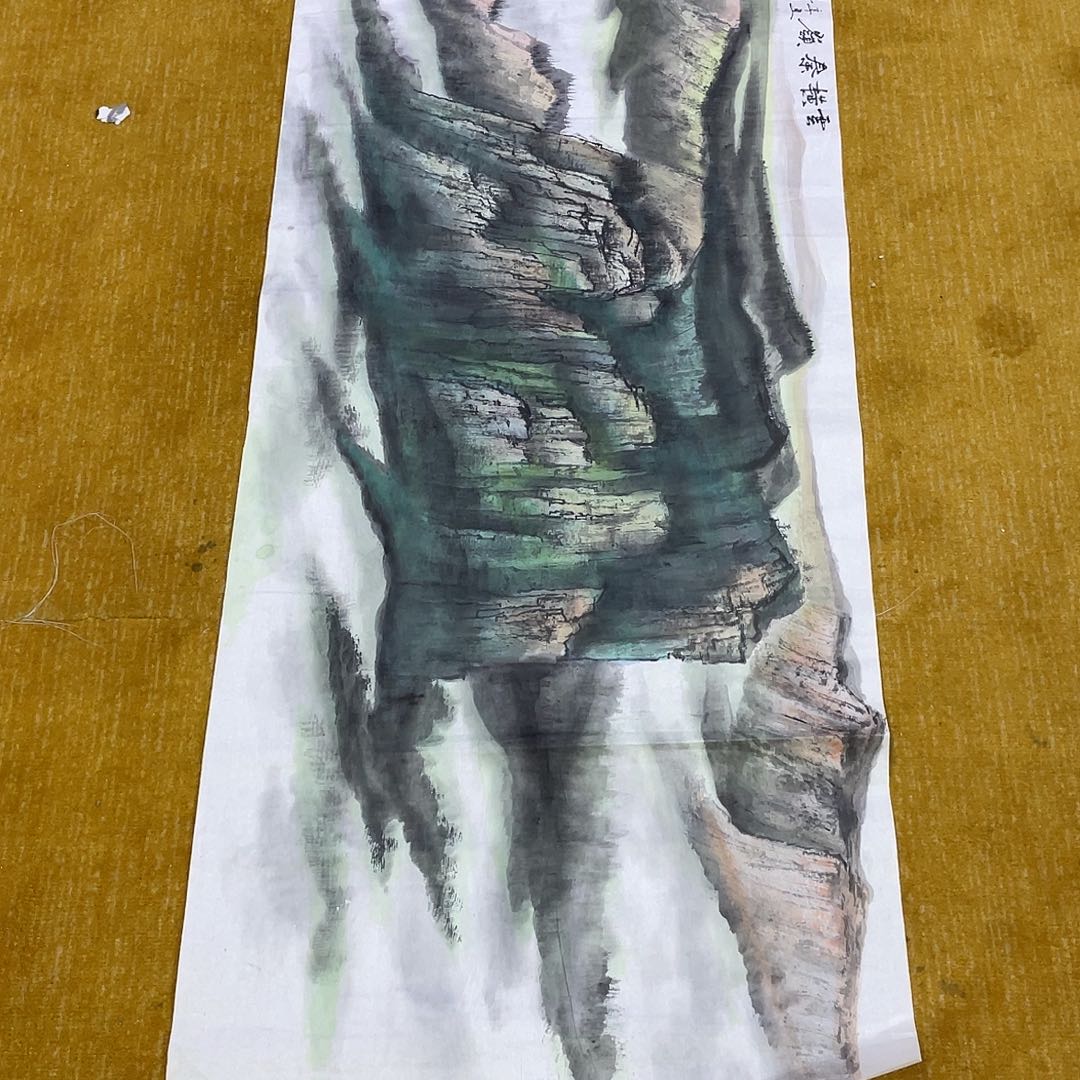 国画绘画作品鸣老师66666