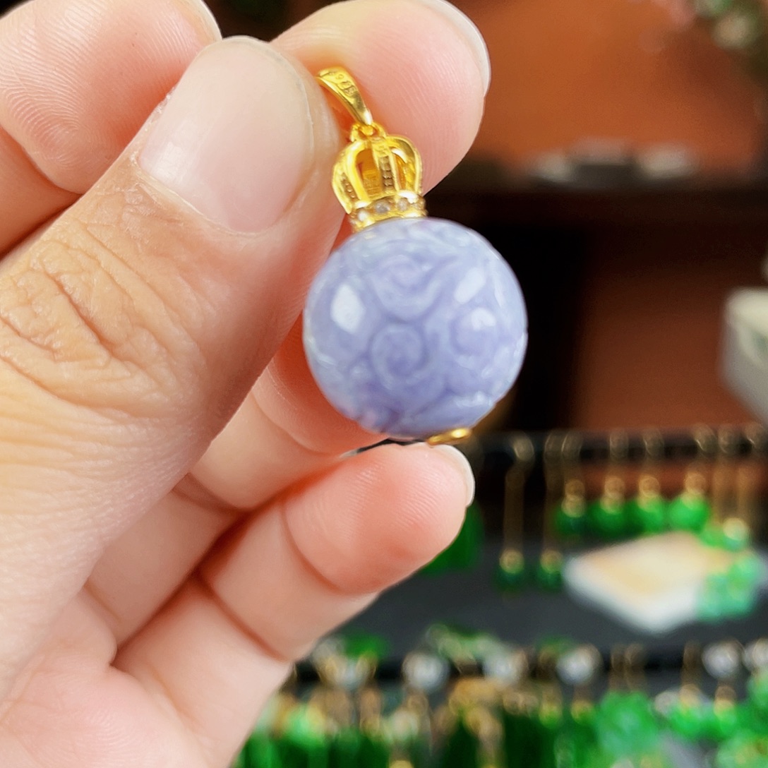 翡翠未镶嵌耳饰饰品