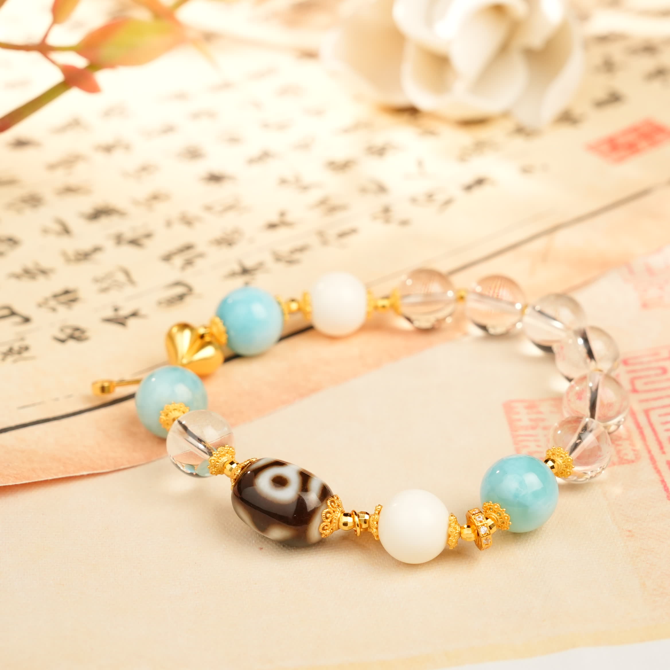 白水晶贵人手串LNR0200326