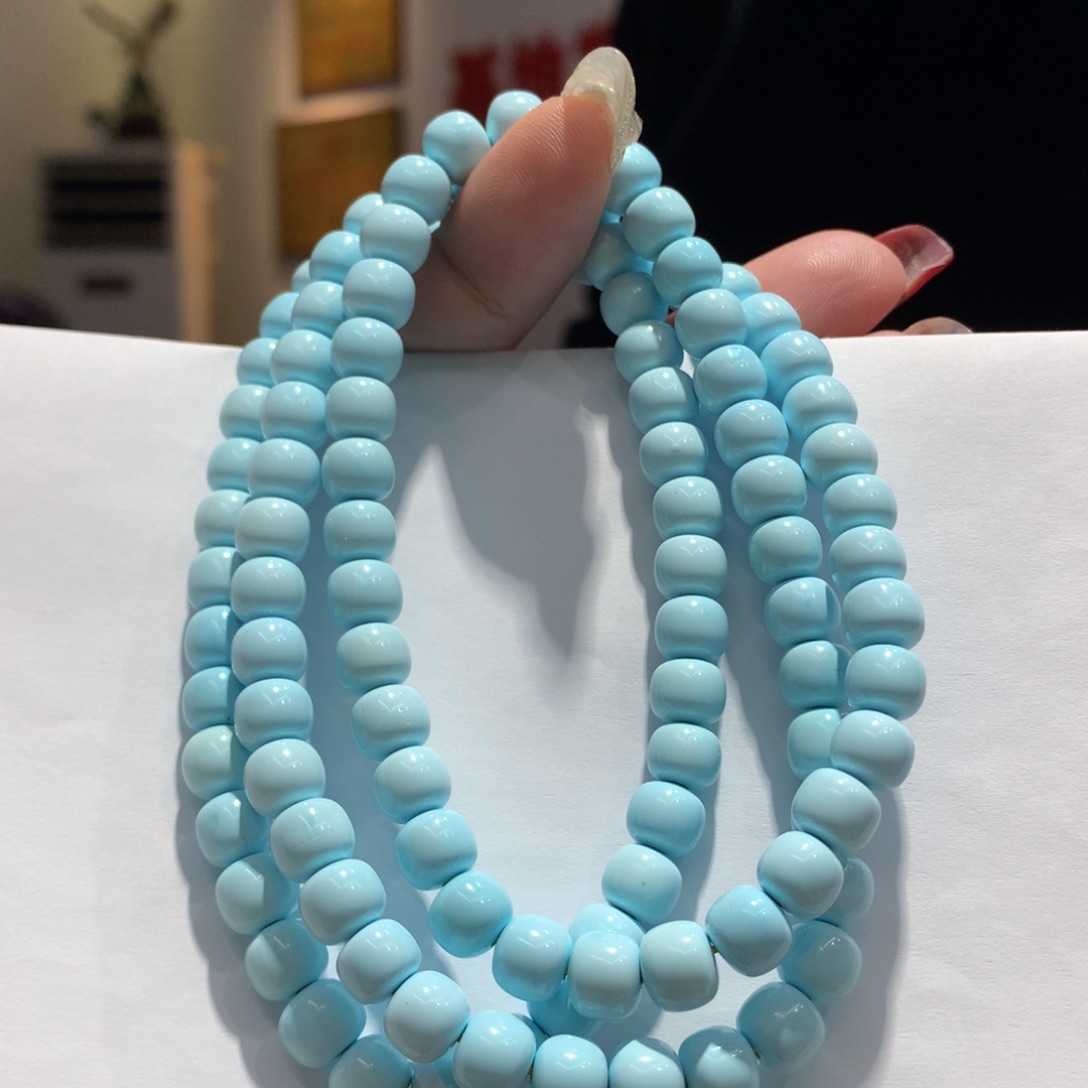 绿松石长链未镶嵌