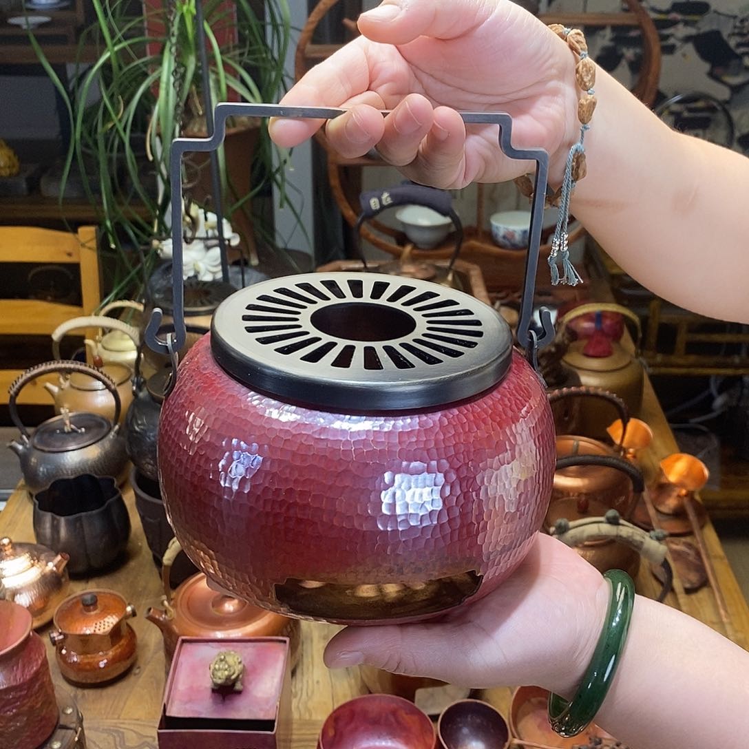 任和堂纯紫铜碳炉6666