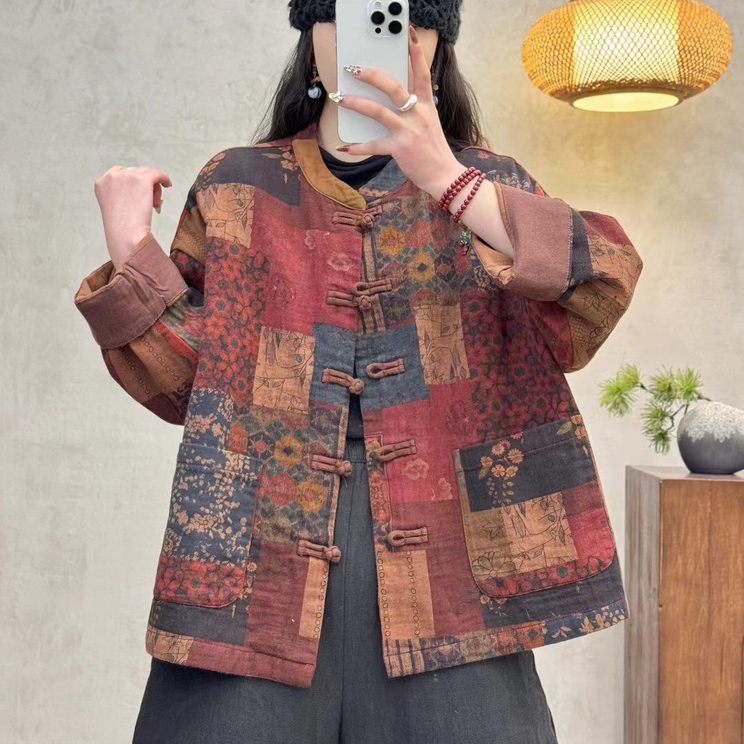 【空白格】新款新中式棉麻外套