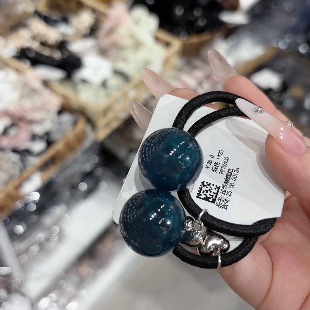 皮质铁合金发饰发夹