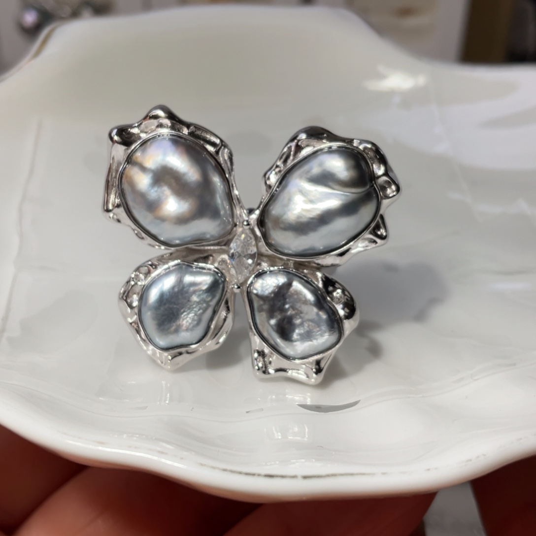 颈饰银S925镶嵌海水珍珠