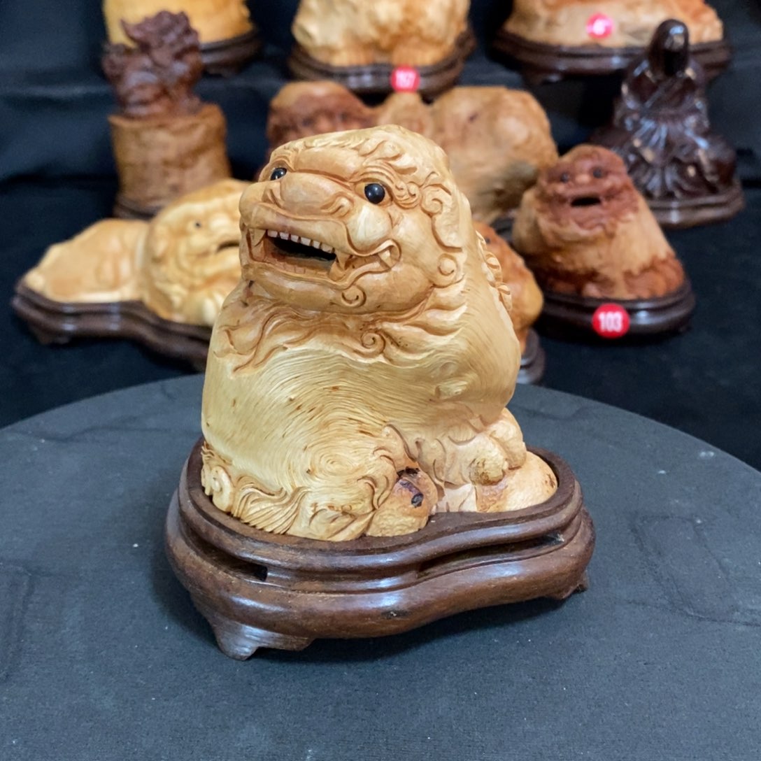 荔枝木荔枝木小狮子香炉