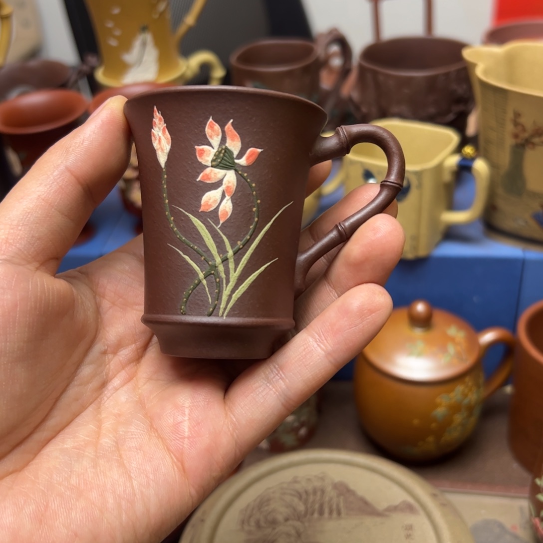 紫砂茶杯紫砂主人杯60cc