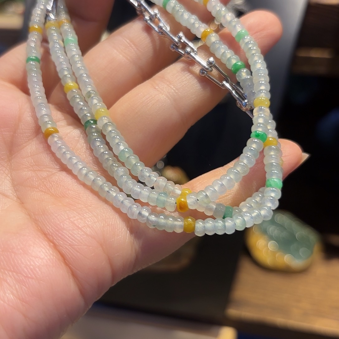 翡翠颈饰未镶嵌原创