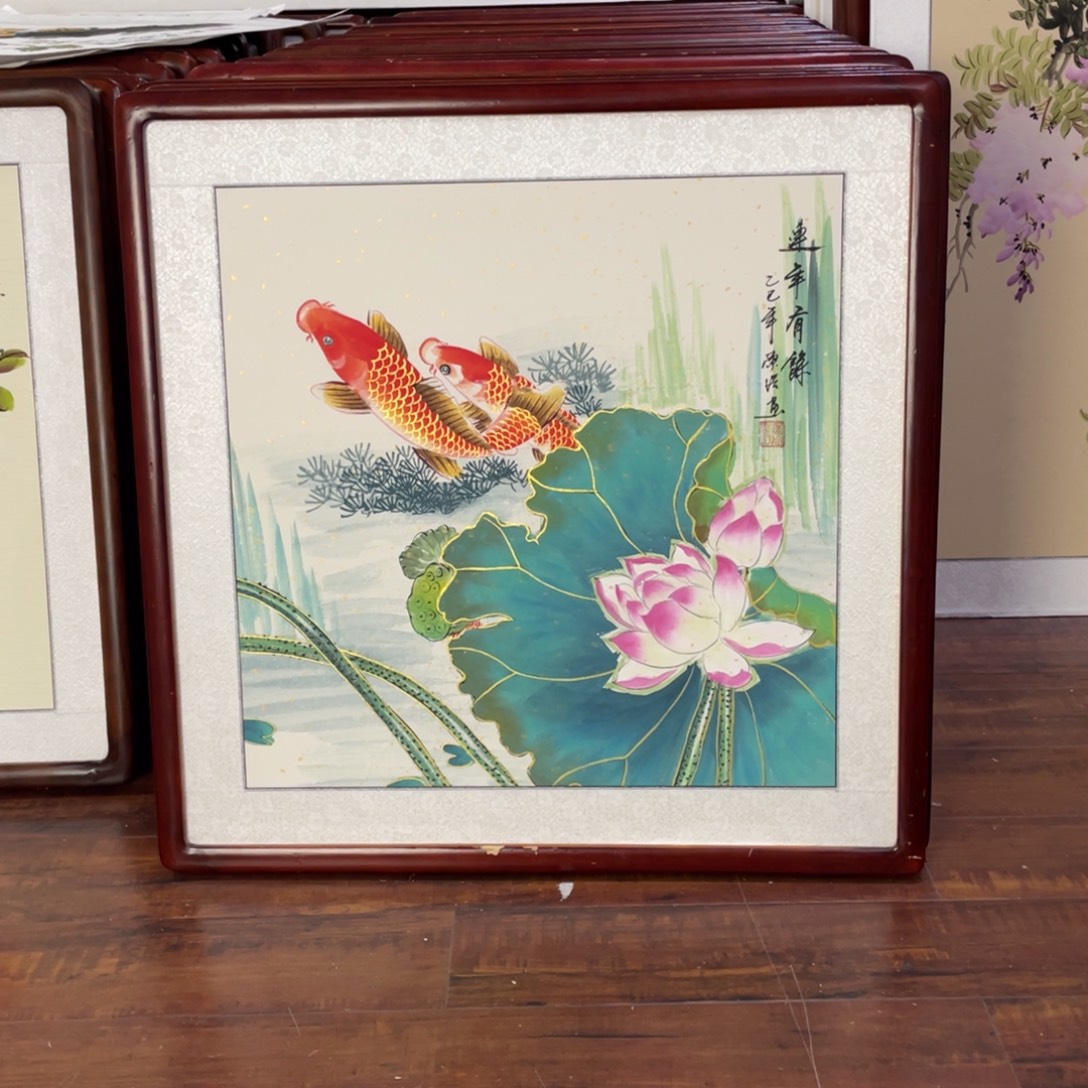 国画带框尺寸63*63厘米