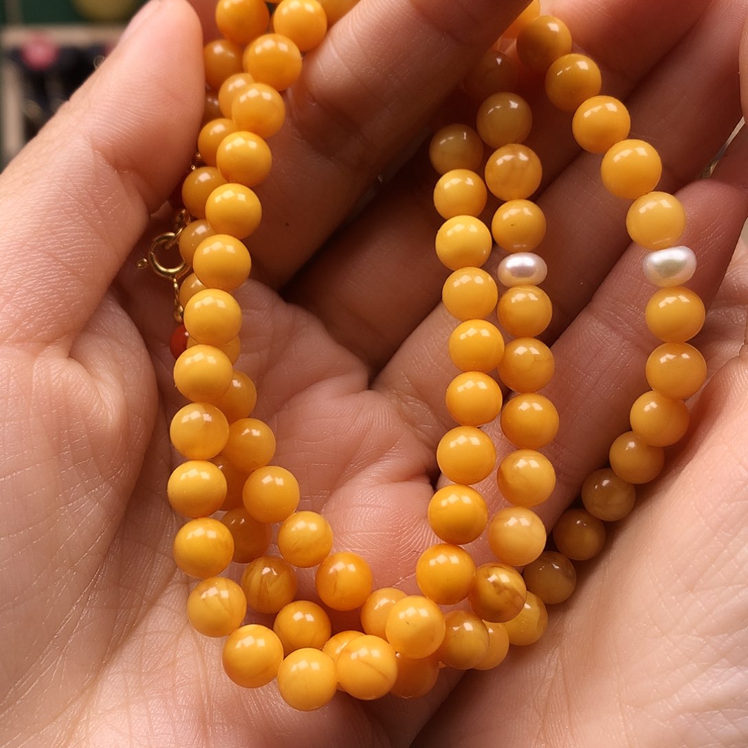 蜜蜡颈饰未镶嵌平****真吊坠