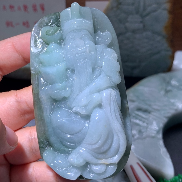 翡翠未镶嵌颈饰保真天然A货翡翠