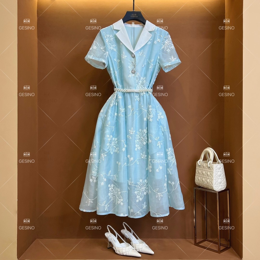 【秀】春夏丨设计师款轻奢高品质女装连衣裙CX-2024268