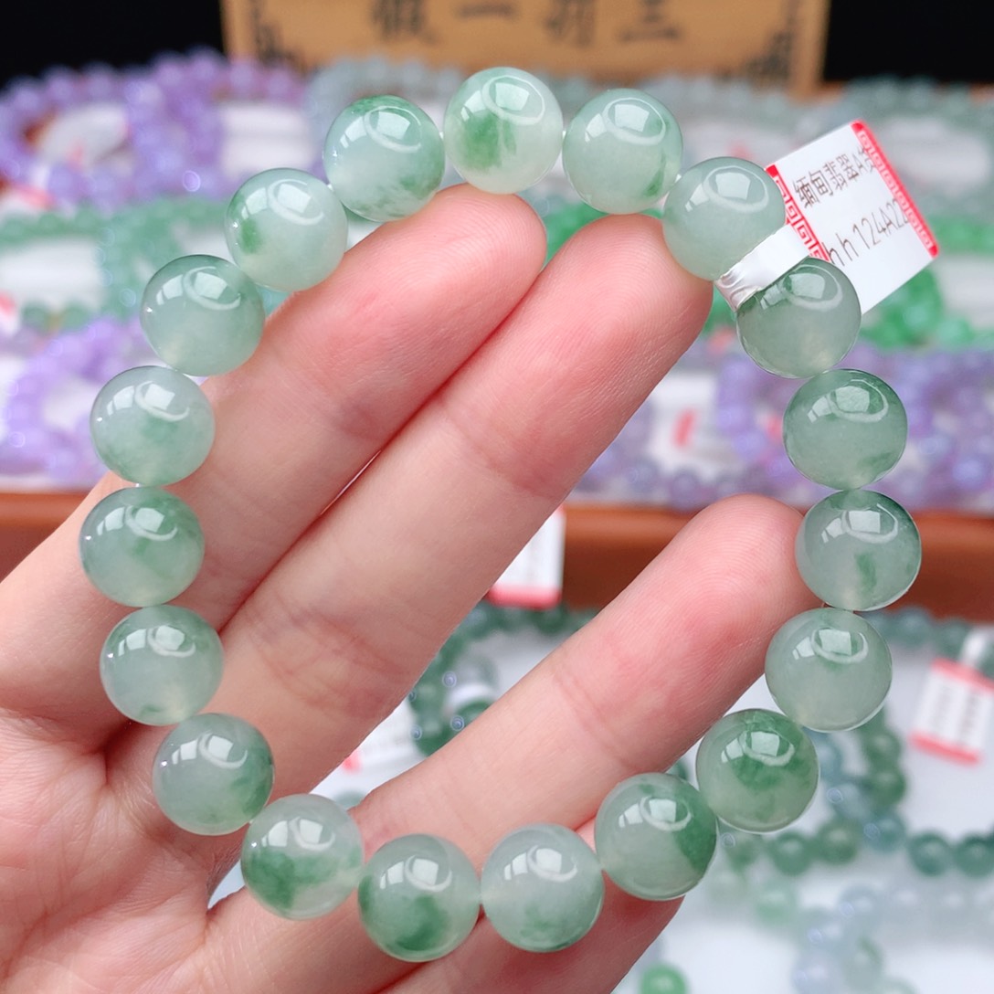 翡翠手链未镶嵌翡翠10mm