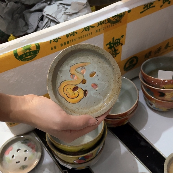 陶景德镇釉手绘陶瓷 