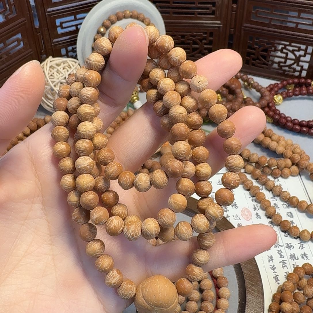 凤眼菩提手串用****6国产酸枣核