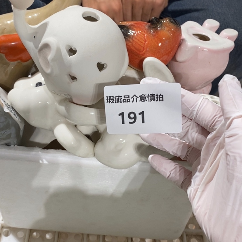 【闪购商品】摆件1**鲤陶瓷摆件瑕疵特卖