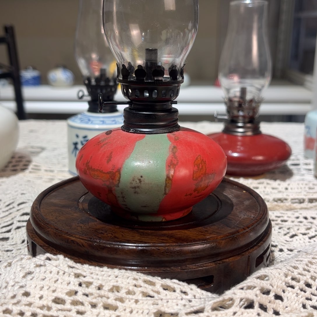 摆件景德镇陶瓷香薰灯