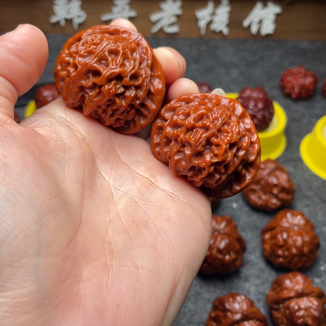 文玩核桃吊坠文玩核桃 手把件 宫灯 43