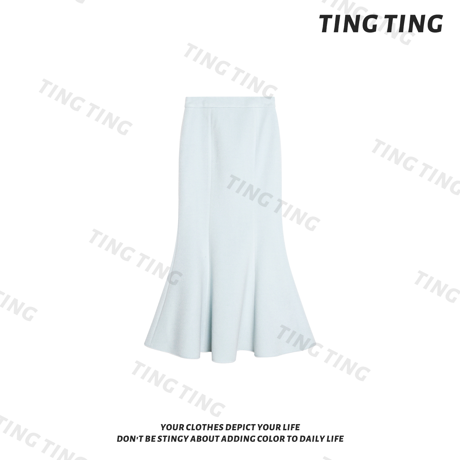 【婷婷】《蓝色半裙》贵气新中式装 TTH2FD593