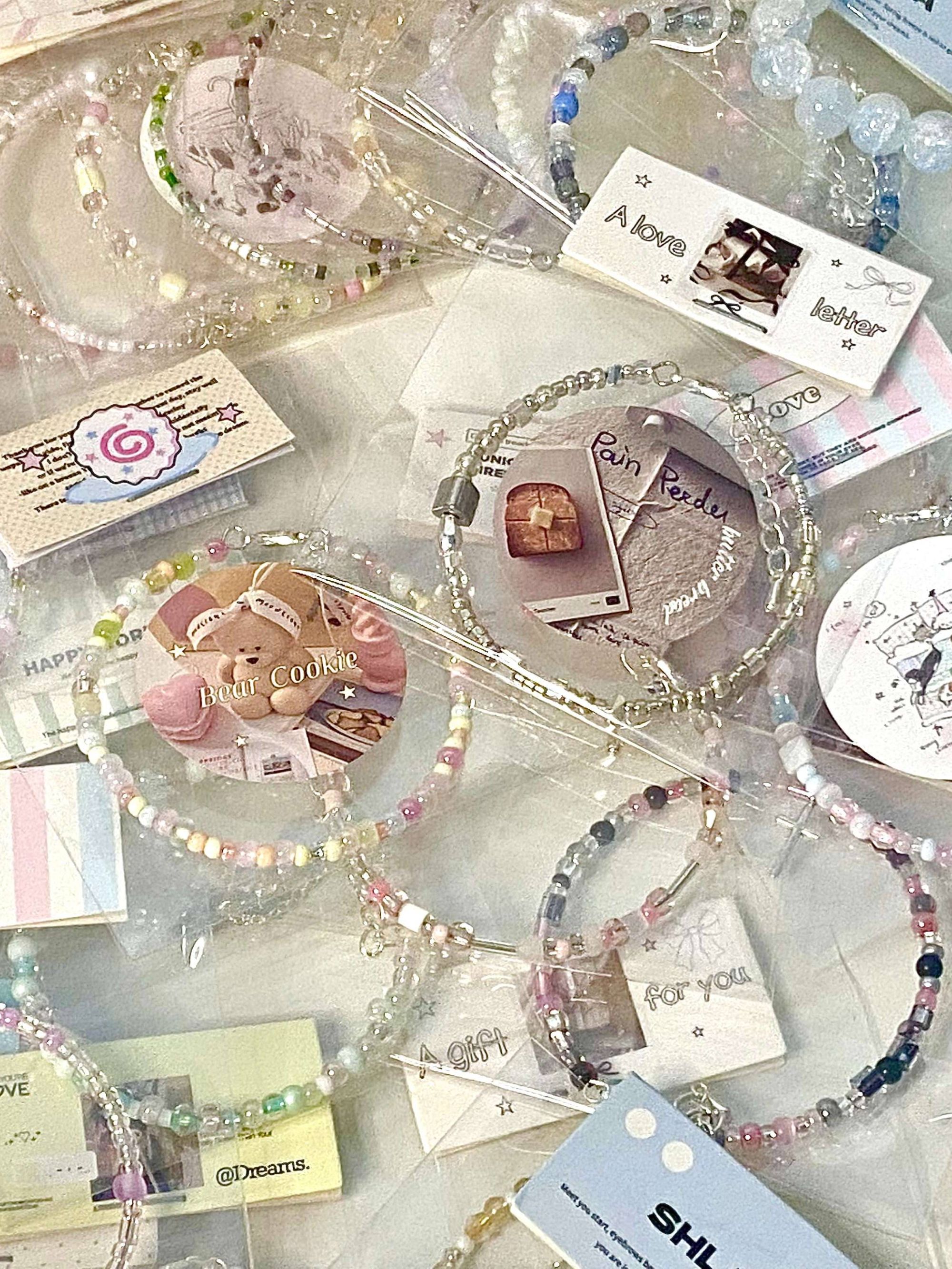 【少女的首饰匣】100-200 米珠手串（手围可调节）