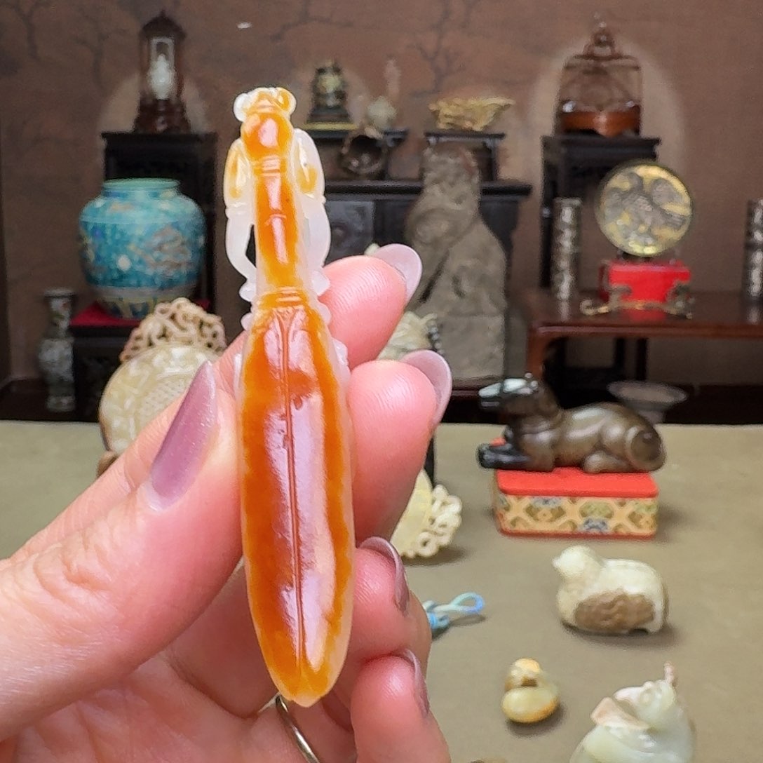 和田玉颈饰未镶嵌用****5