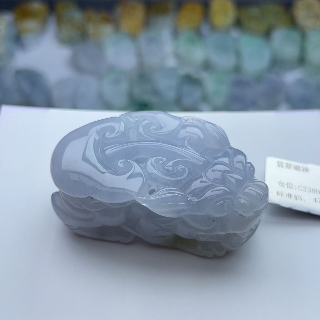 翡翠颈饰未镶嵌貔貅