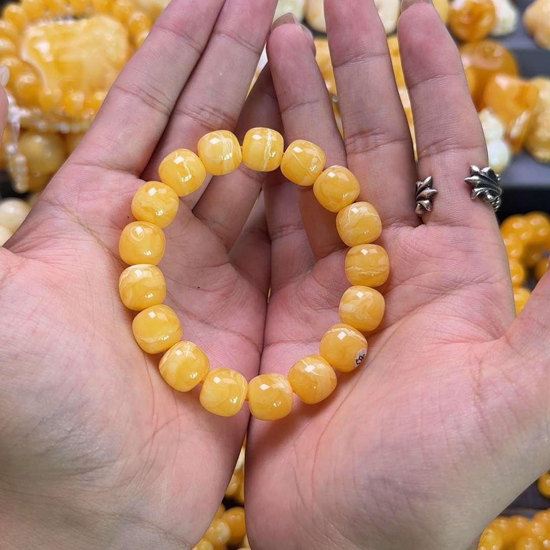 未镶嵌蜜蜡珠宝奇石同料13mm