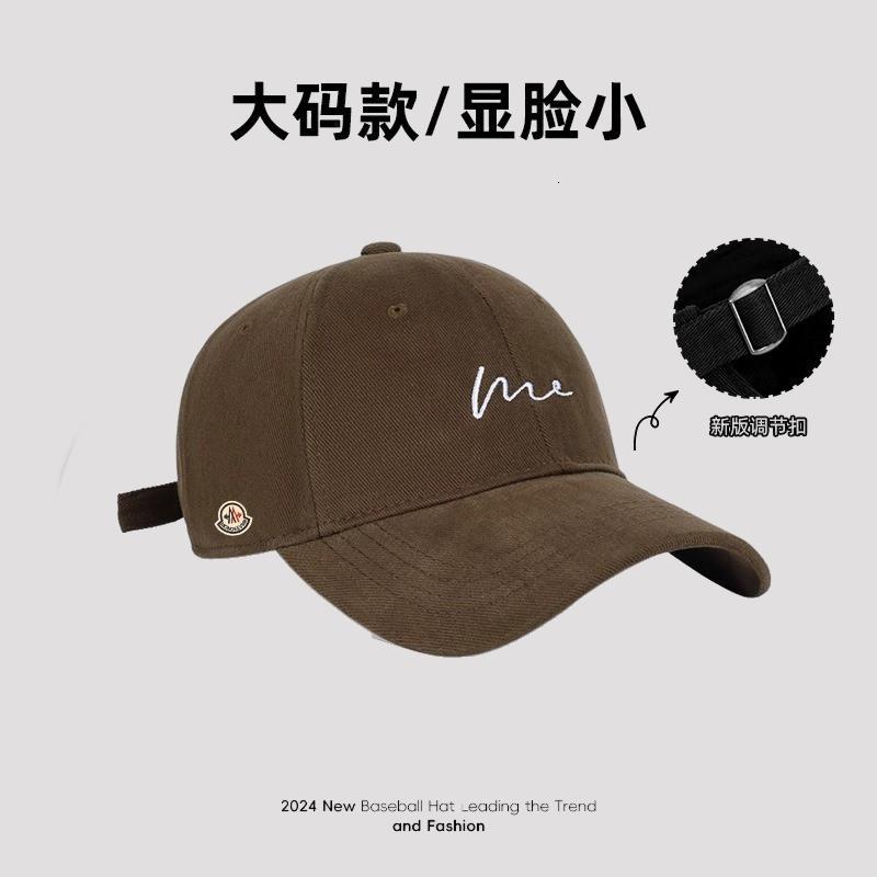 加大宽边复古帽青年新款显脸小女式蒙口深檐棒球帽青少年大头围