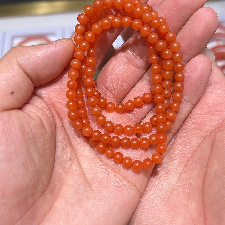 未镶嵌手串南红玛瑙