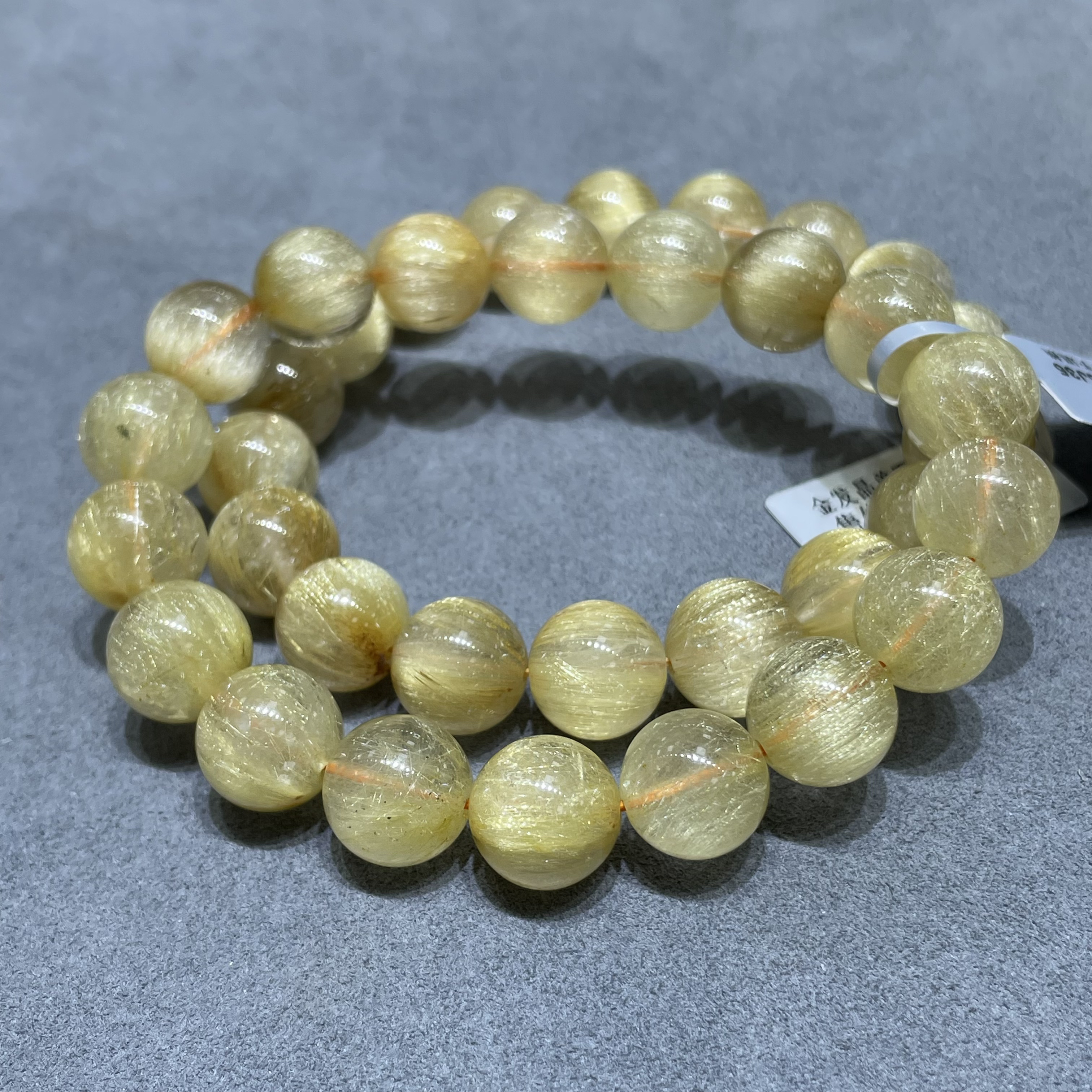 【书记甄选】天然金发晶单圈手链 多样性发一件 约11mm GCK1034