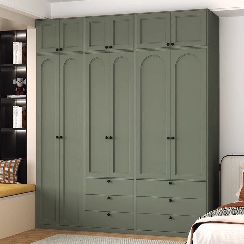 600深家用钢制衣柜卧室组合衣橱收纳柜小户型阳台客厅多层储物柜