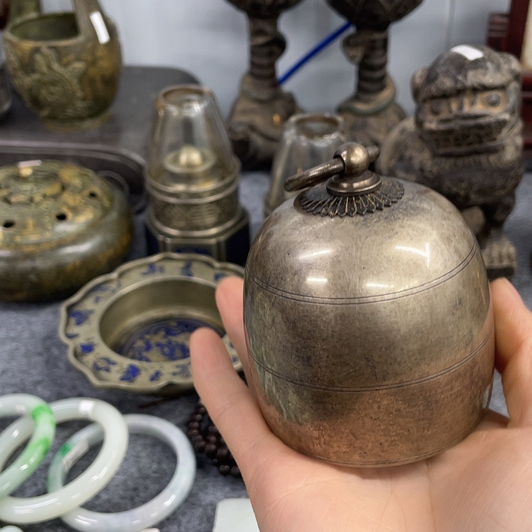 灵***9铜摆件一个小物件 