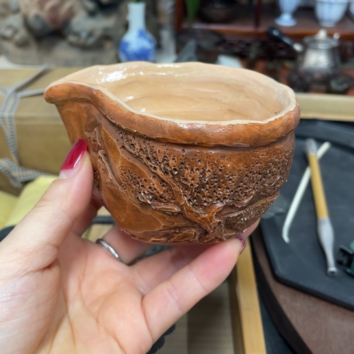 陶中古艺术品摆件