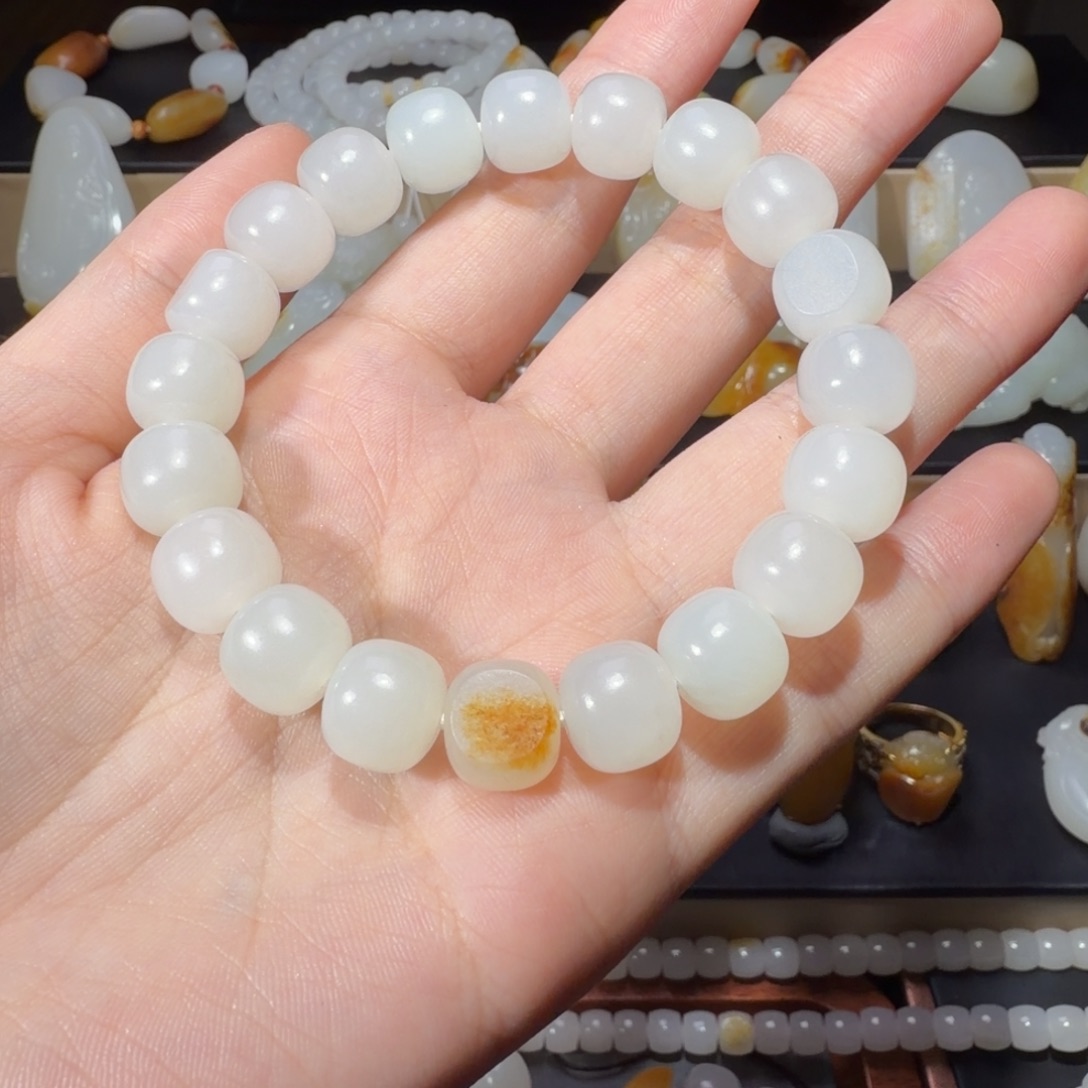 怀***瑜和田玉未镶嵌手链