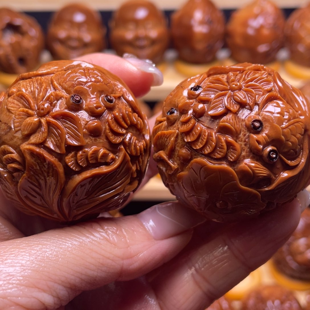 橄榄核把件鹏*巴西大橄榄