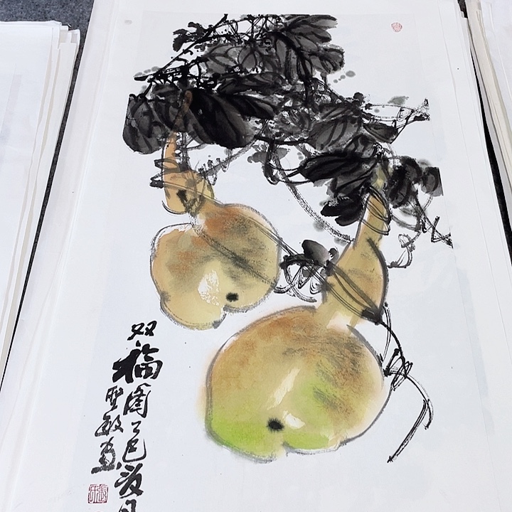 国画张圣敏先生纯手绘作品