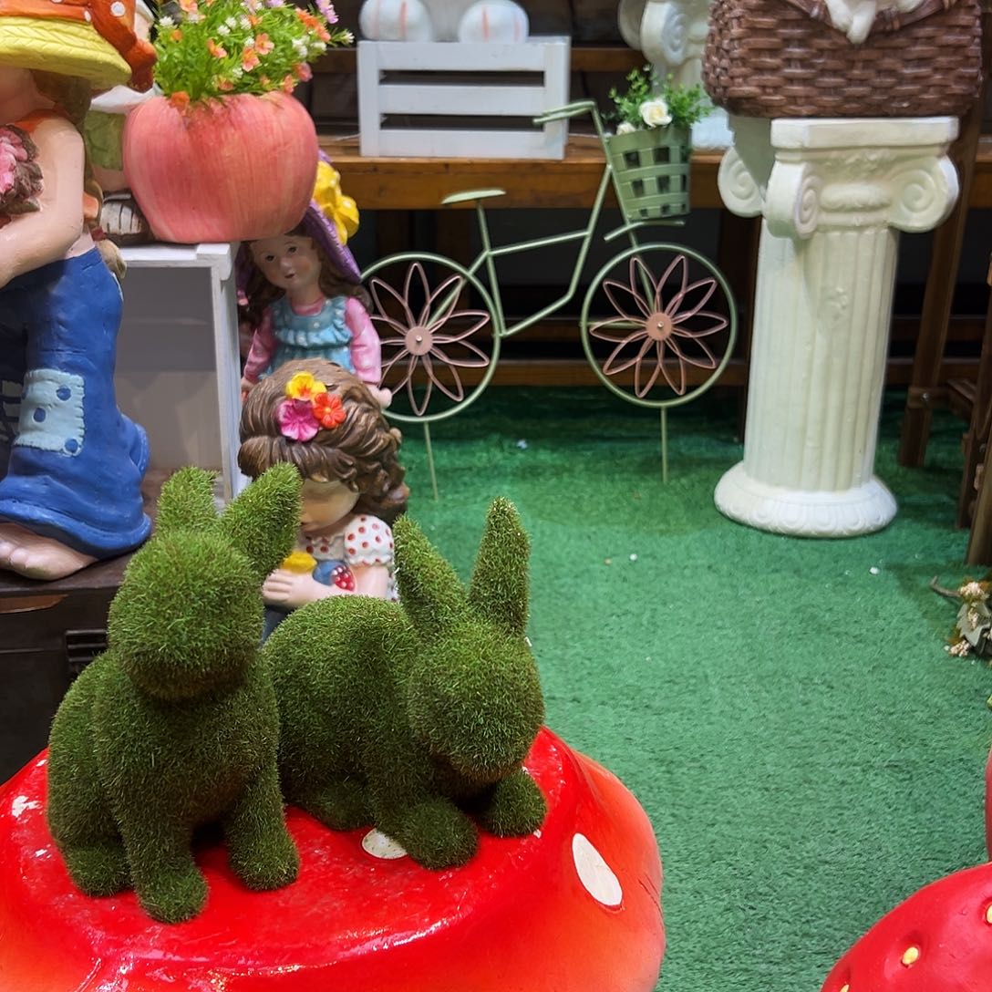 花园摆件红红火火