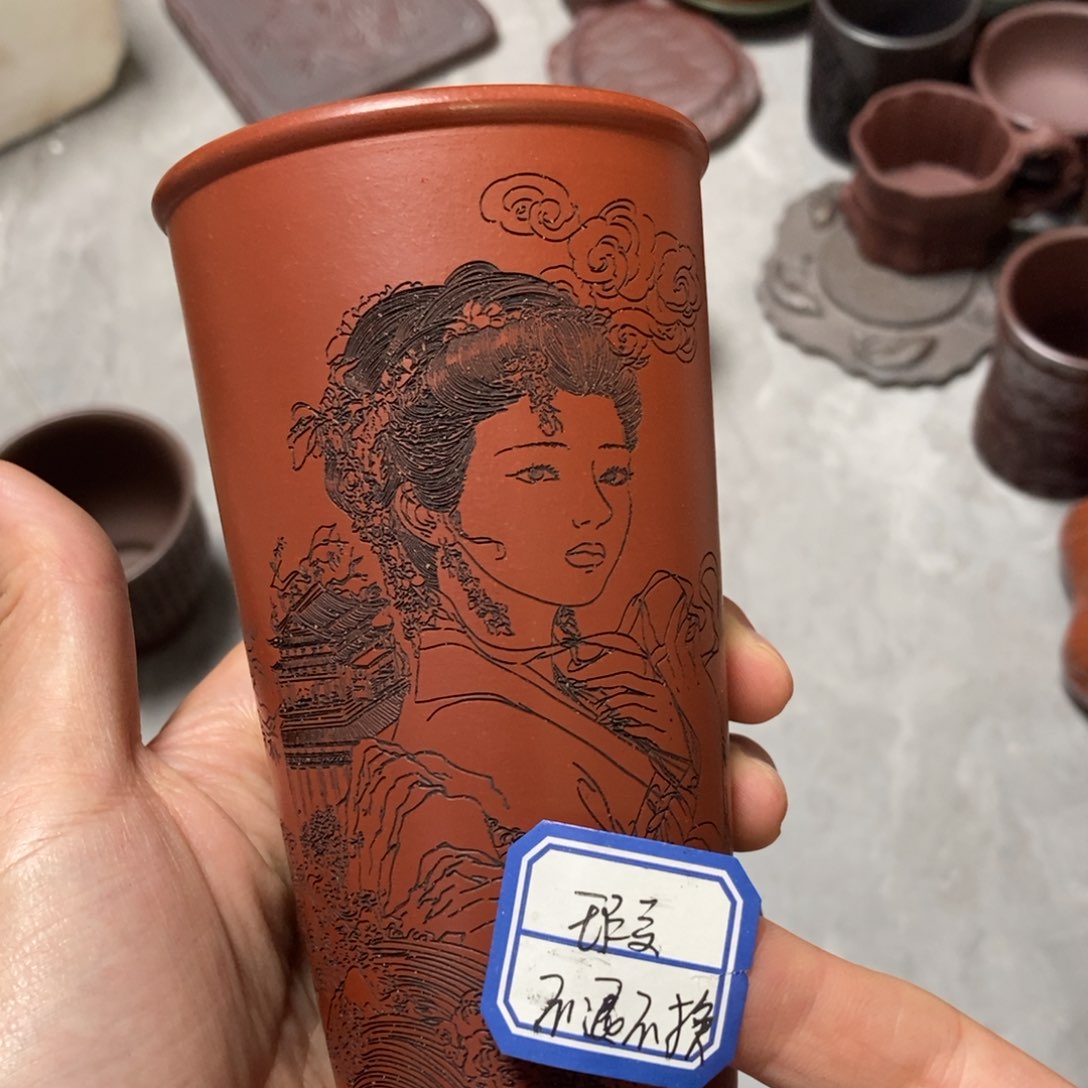 茶杯紫砂瑕疵不退不换介意勿拍
