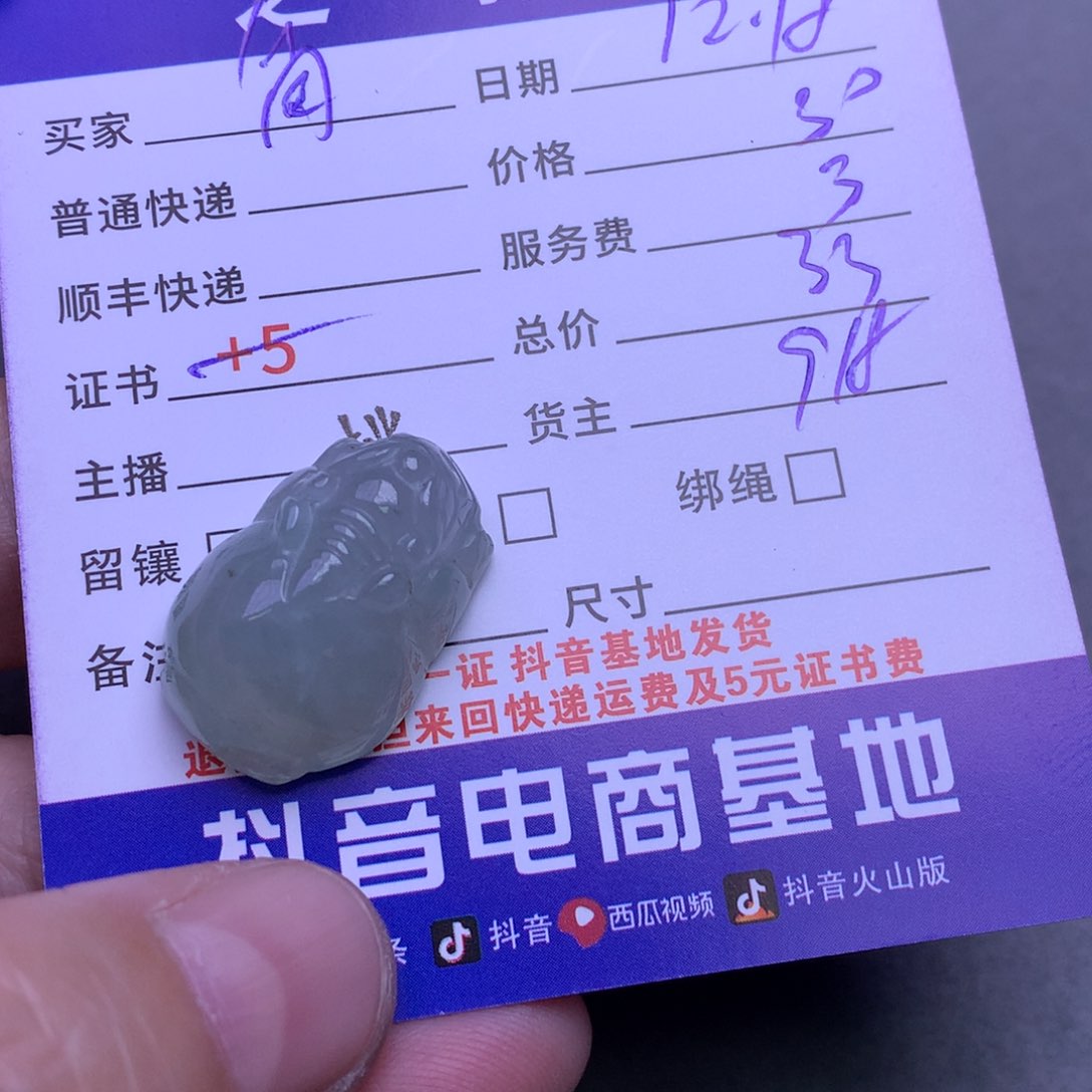 颈饰未镶嵌翡翠简*点